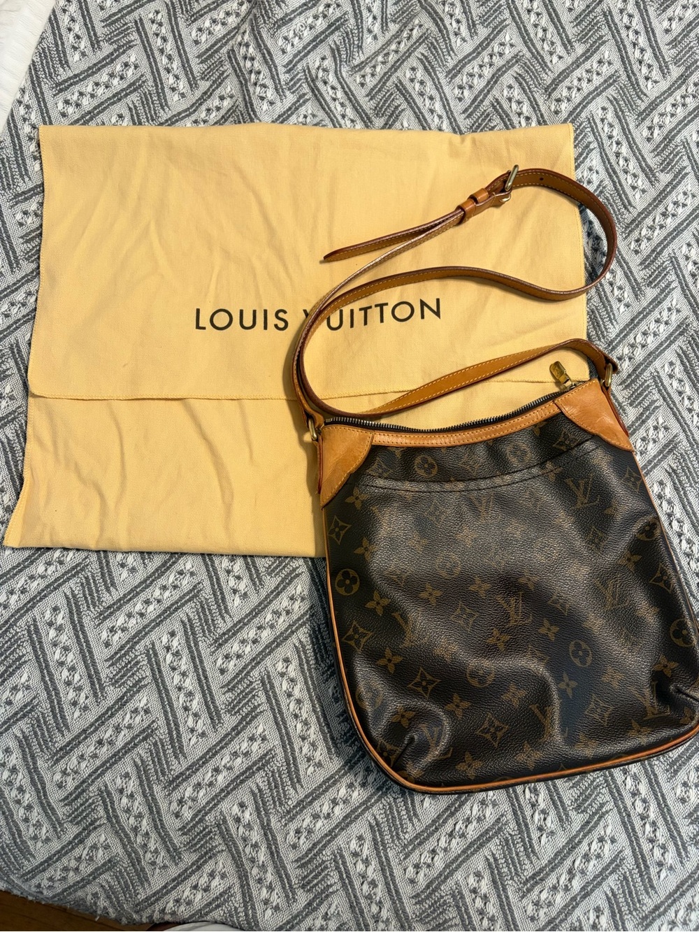 Louis Vuitton Brown Monogram Crossbody Bag